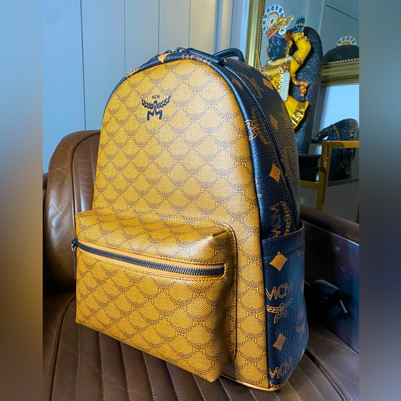 MCM Stark Maxi Mix Backpack Large - Picture 5 of 9